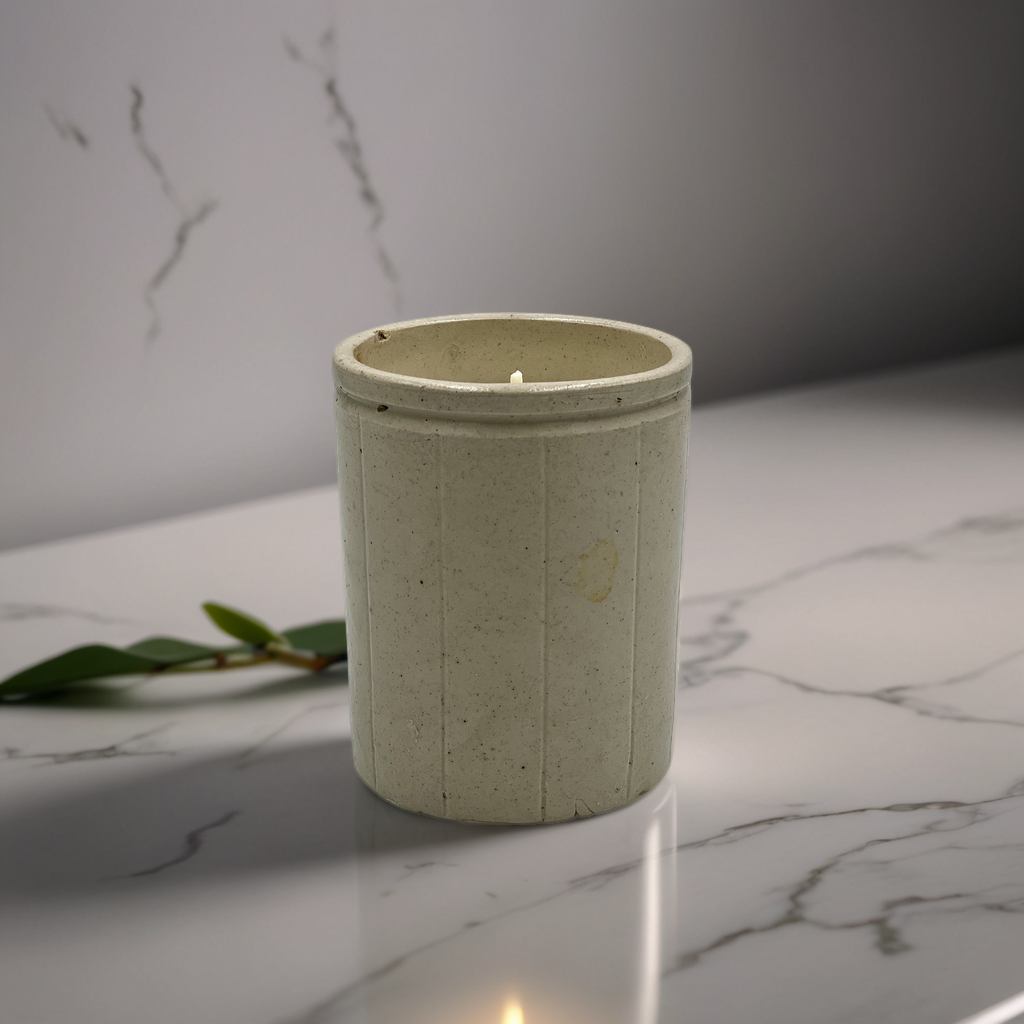 Mediterranean Fig & Lemon Soy Candle in Antique English Marmalade Jar