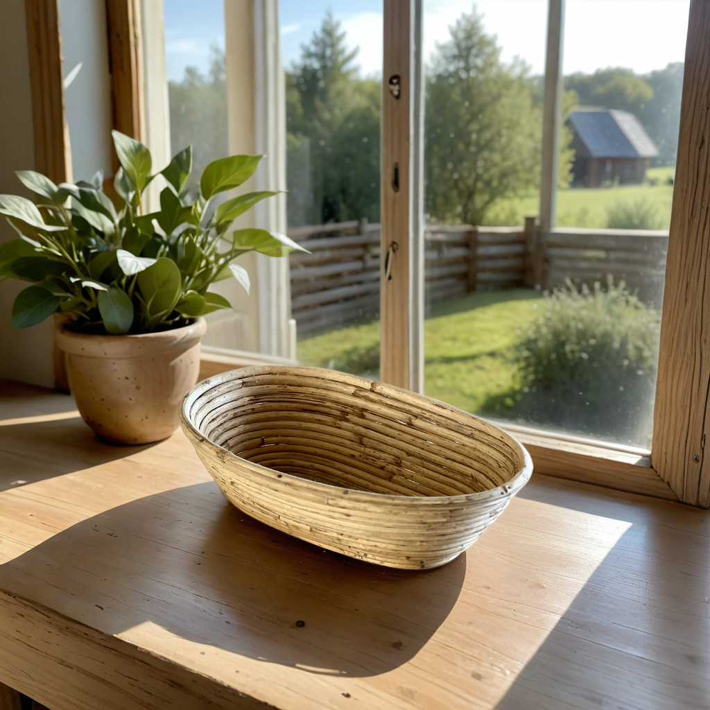Oval Rattan Basket