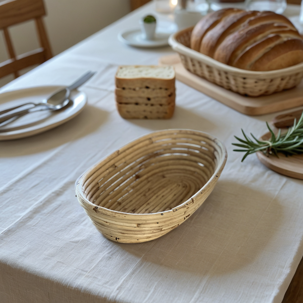 Oval Rattan Basket