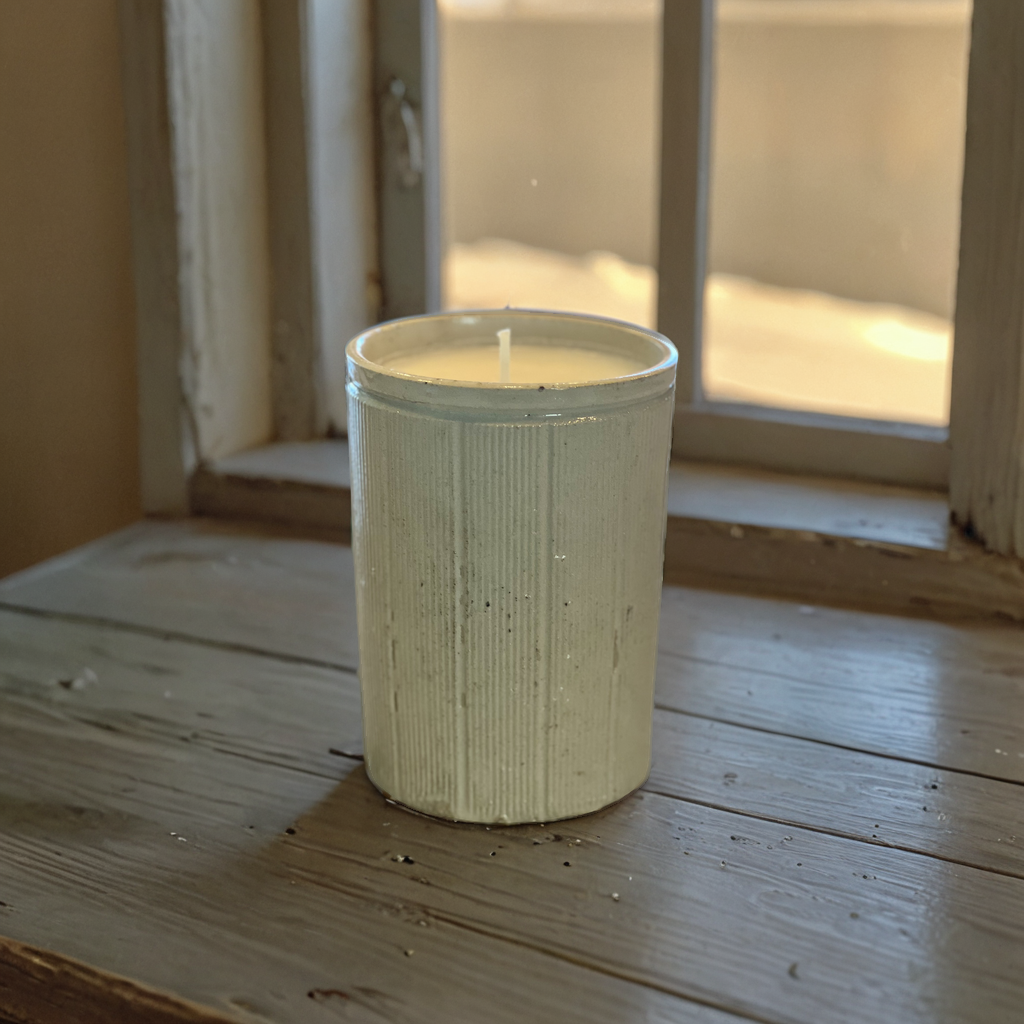 Mediterranean Fig & Lemon Soy Candle in Antique English Marmalade Jar