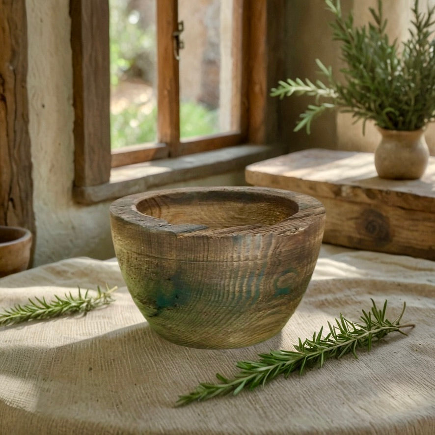 Rustic Reclaimed Wood Bowl