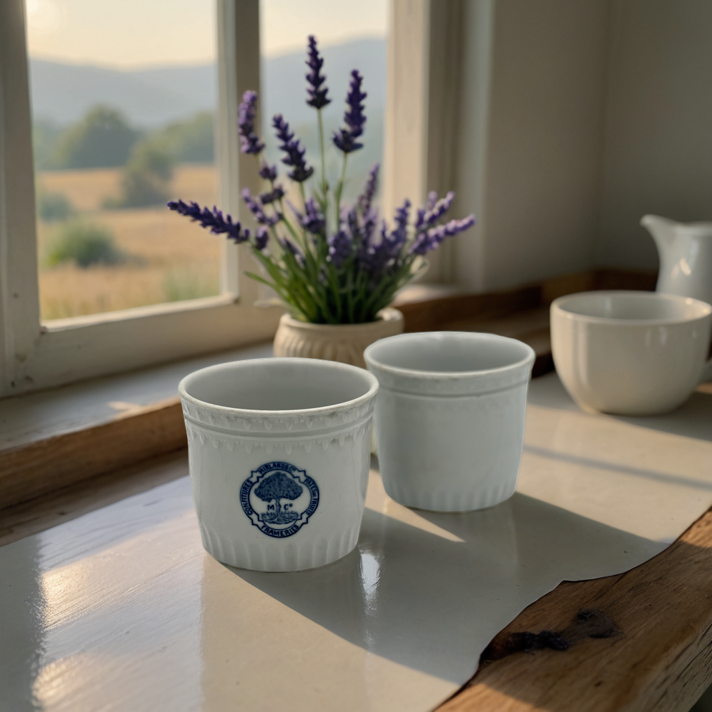 Antique Porcelain Marmalade Pots