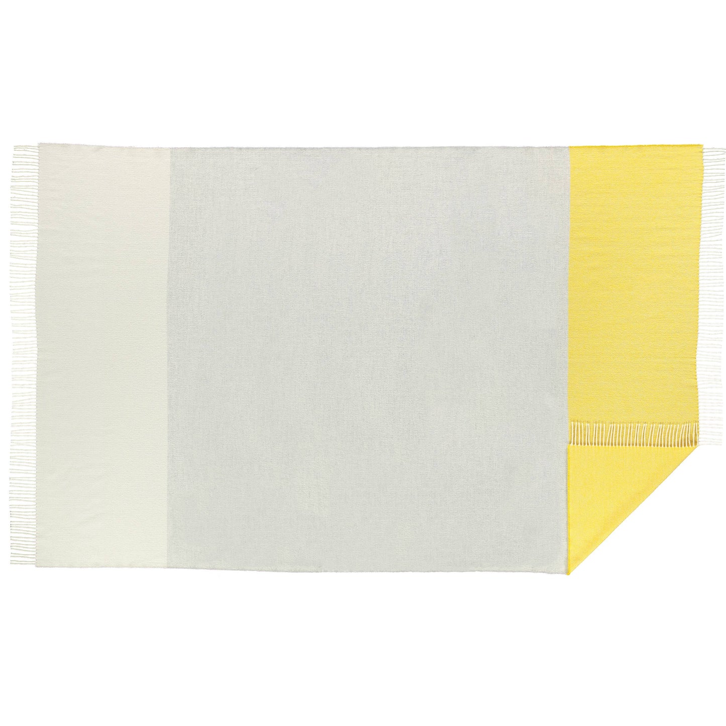 English Lambswool Throw Blanket, Goldfinch Yellow