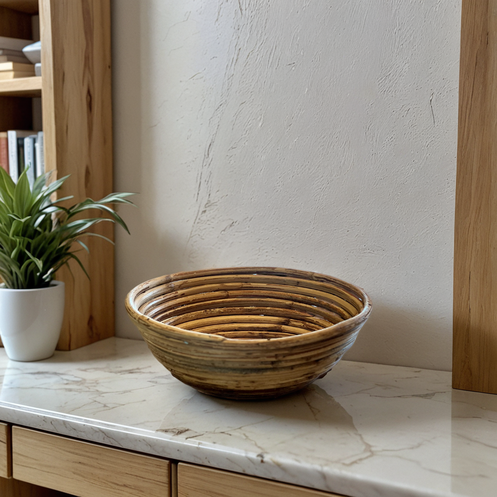 Round Rattan Basket