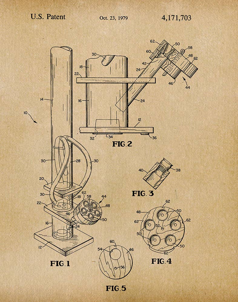 Water Pipe 1979 Patent Art Print