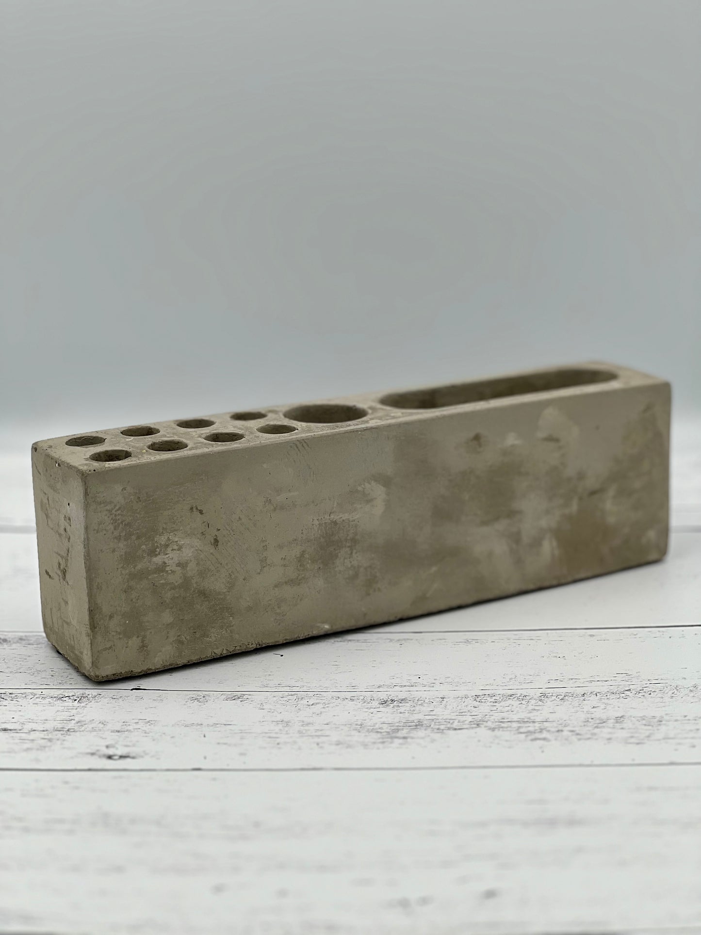 Cement Desk Organizer