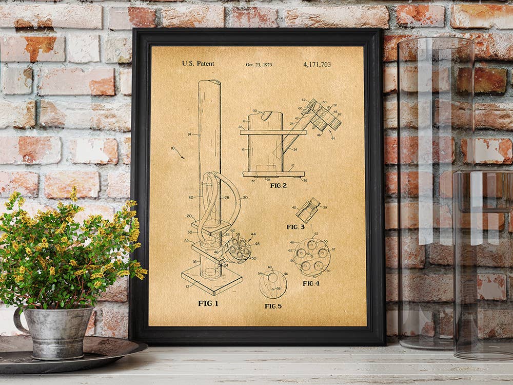 Water Pipe 1979 Patent Art Print