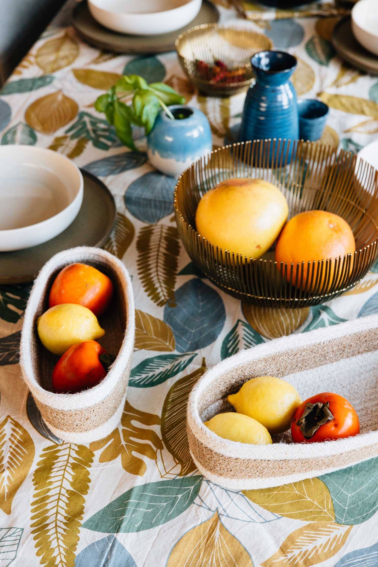 Jute French Bread Basket